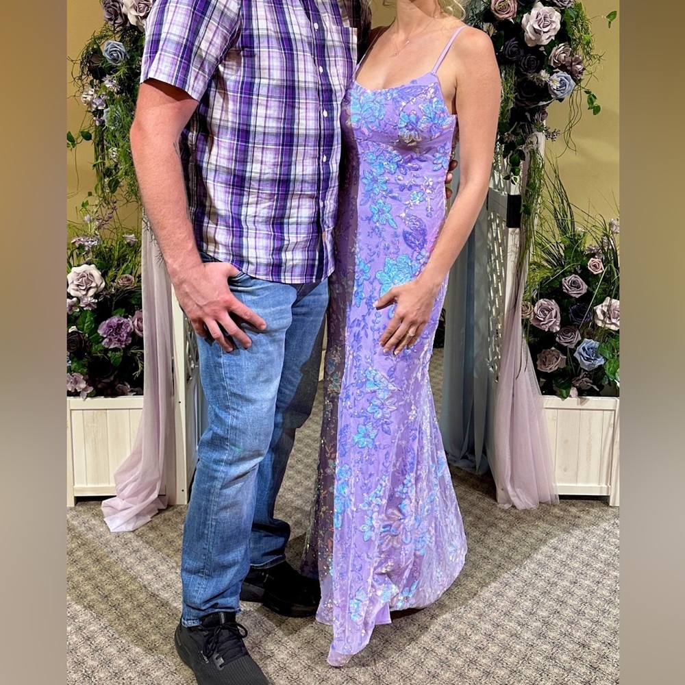 Purple formal Dress